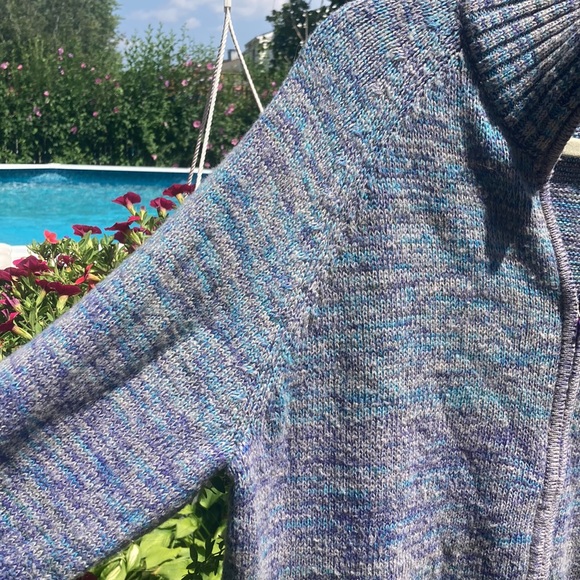 Eddie Bauer - 2XL purple zip up shirt - Picture 4 of 8